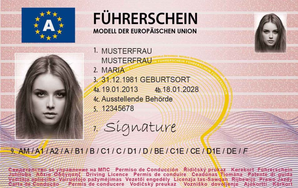 Austrian Driving license | Fake ID World